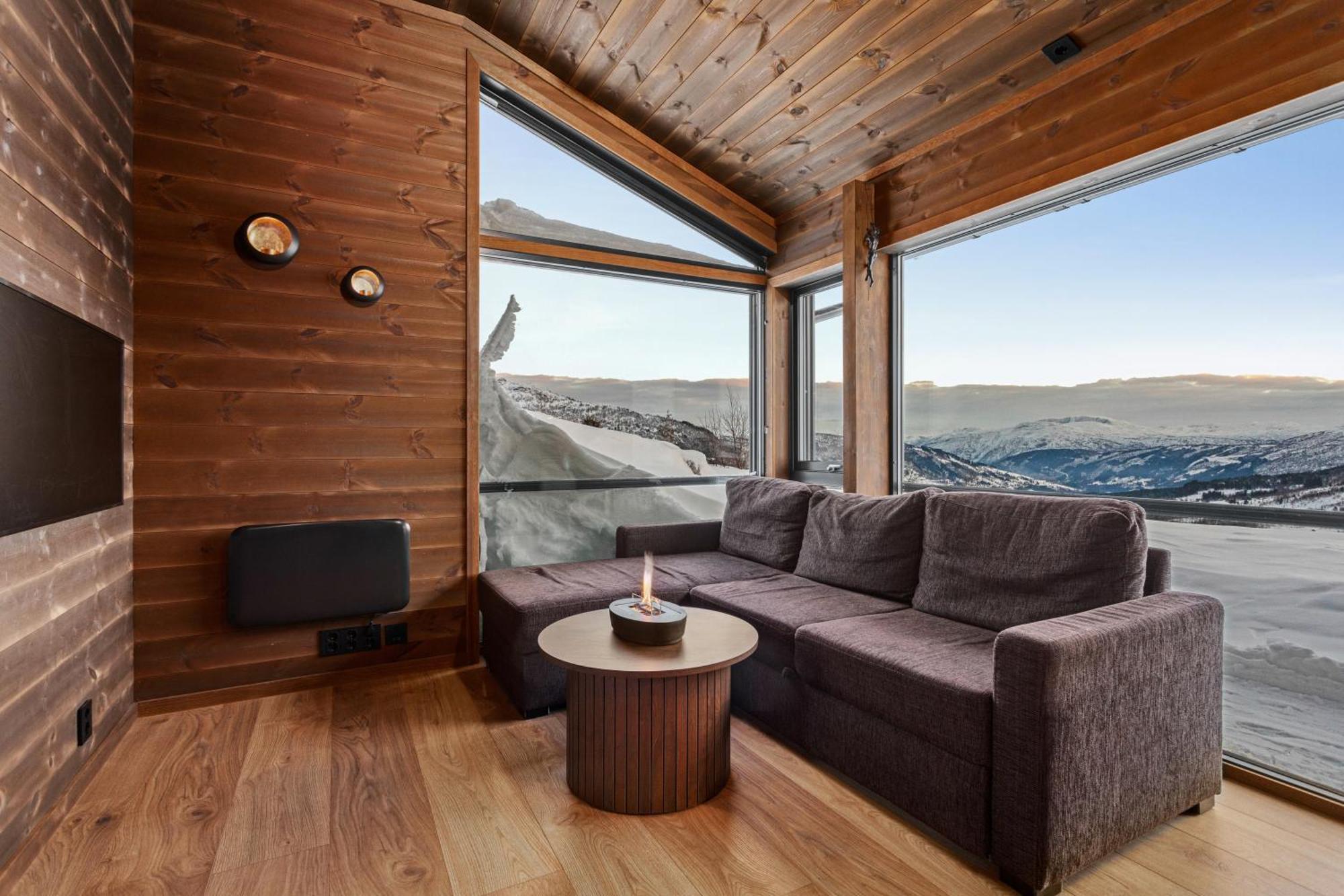 Exclusive Mountain Cabin With Spectacular Views At The Top Of Hodlekve With Possibility Of Extra Unit Согндал Екстер'єр фото